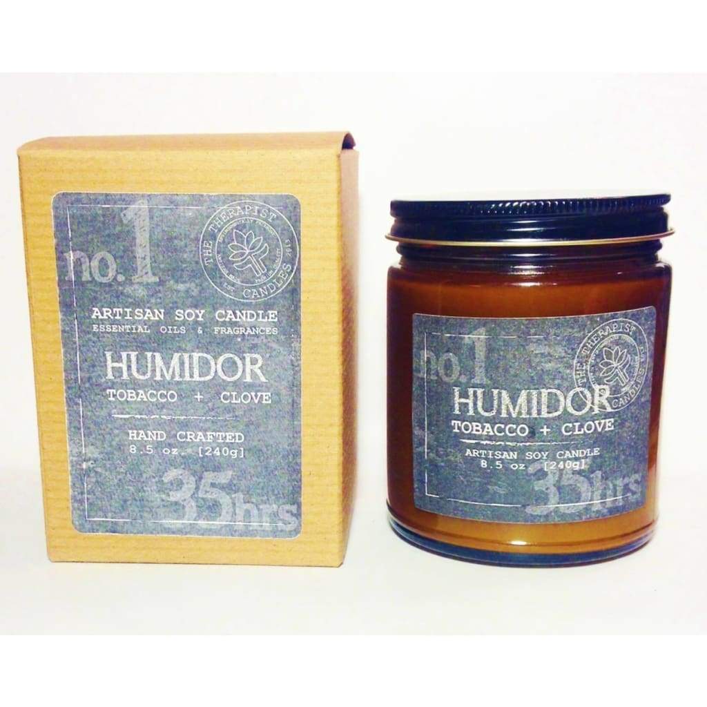 Artisan Soy Candle - Mens Line - Humidor - Home &amp; Lifestyle