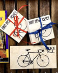 Bike NJ Bicycle Coaster Set of 2 - Home & Lifestyle