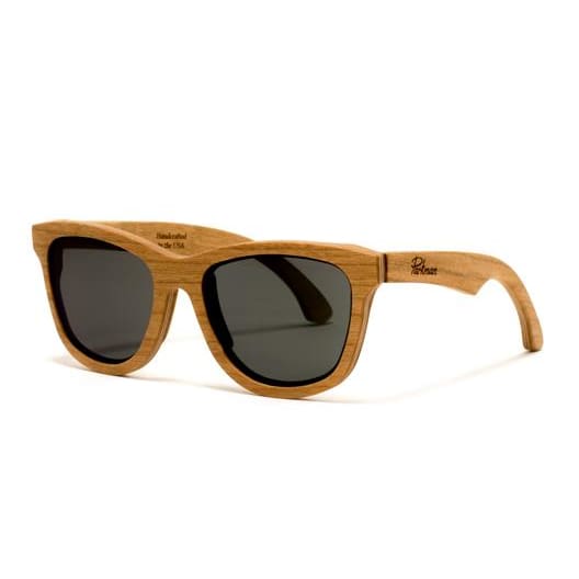 Bombay Sunglasses Handcrafted Wood - Cherry / Grey - Jewelry & Accessories
