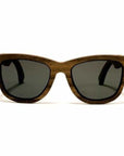 Bombay Sunglasses Handcrafted Wood - Walnut / Grey - Jewelry & Accessories