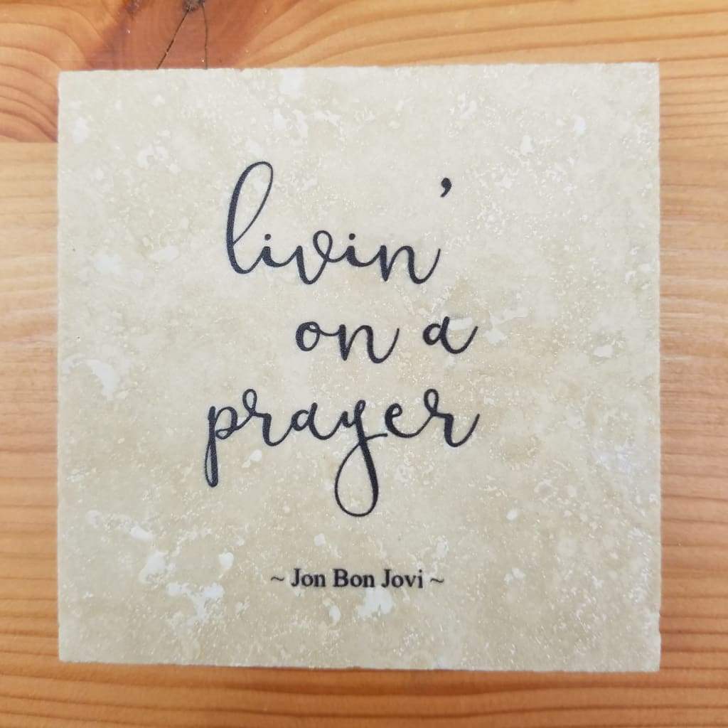 Bon Jovi Living On A Prayer Coaster - Home &amp; Lifestyle