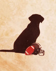 Cats & Dogs Coasters - Lab football - Home & Lifestyle