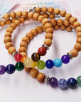 Chakra Wire Wrap Bracelet - Jewelry & Accessories