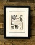 Custom Latitude and Longitude Print - Prints & Artwork