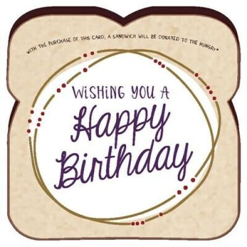 Food for Thoughts Greeting Cards - Wishing you a Happy Birthday-111-09 / Blank card only - Books &amp; Cards