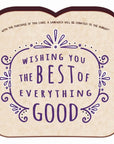 Food for Thoughts Greeting Cards - Wishing you the best of everything good - Books & Cards