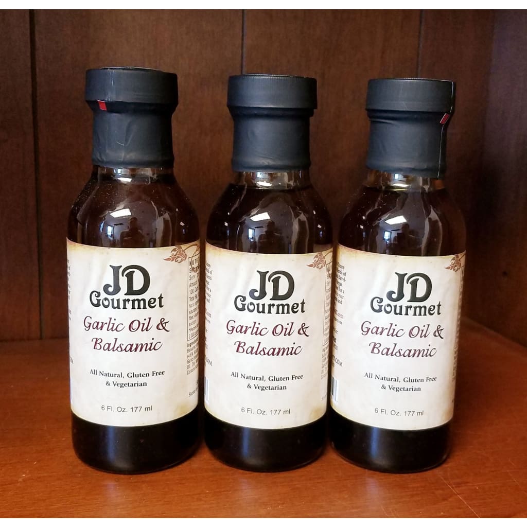 Garlic Oil &amp; Balsamic Blend 6 oz. bottle - Good Eats