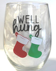 Stemless wine - Christmas