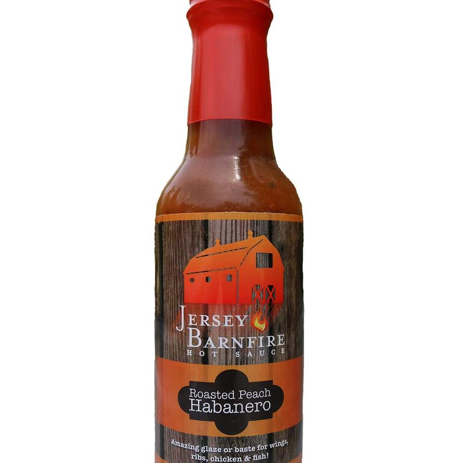 Jersey Barnfire Hot Sauce 5oz. - Roasted Peach Habanero - Good Eats