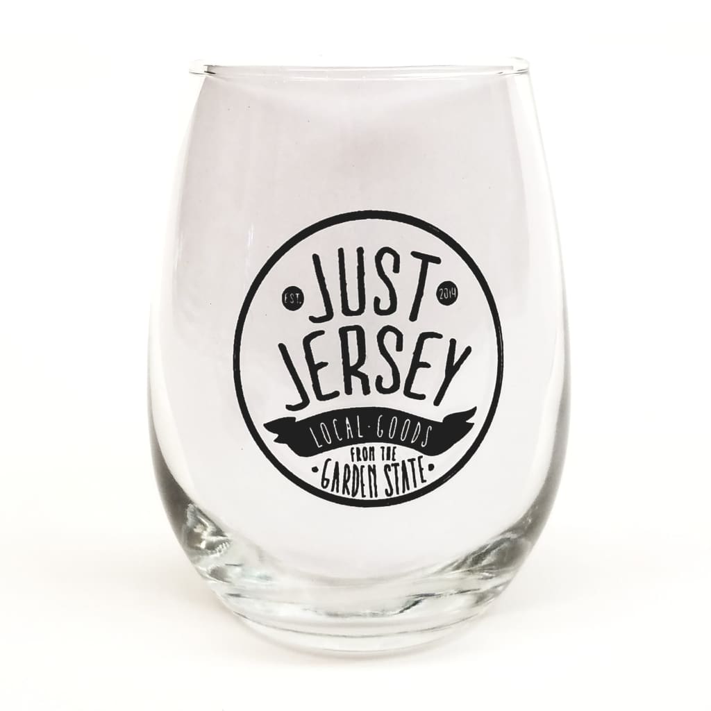 Just Jersey/Drink Local Stemless Wine glasses - Home &amp; Lifestyle