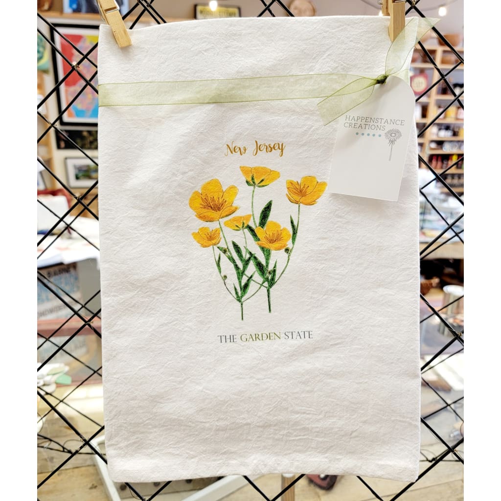Kitchen Towel - Botanical - Buttercups - Home & Lifestyle