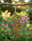 Laser Cut Wood NJ Ornaments 7 - Girl - Home & Lifestyle