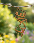 Laser Cut Wood NJ Ornaments 7 - Love - Home & Lifestyle