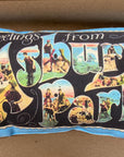 Mini Canvas Vintage Postcard Pillow - Asbury Park - Home & Lifestyle