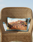 Mini Canvas Vintage Postcard Pillow - Atlantic City Boardwalk - Home & Lifestyle