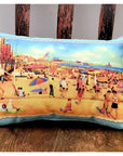 Mini Canvas Vintage Postcard Pillow - Home & Lifestyle