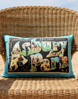 Mini Canvas Vintage Postcard Pillow - Home & Lifestyle