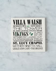 Morris County Private High School Coasters - Villa Walsh - Home & Lifestyle
