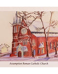 Morristown Churches 8x10 Matted Prints - Assumption Roman Catholic - Prints & Artwork
