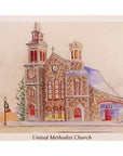 Morristown Churches 8x10 Matted Prints - United Methodist - Prints & Artwork