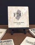 College Coaster Series - FDU Silhouette - Home & Lifestyle