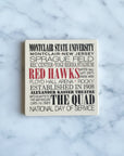 College Coaster Series - Montclair State University Subway - Home & Lifestyle