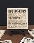 College Coaster Series - Rutgers Subway - Home & Lifestyle