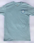 New Jersey Map ShortSleeve Unisex T-Shirt - Small / Light Blue - Clothing