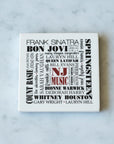 NJ Arts Subway Art Coaster - NJ Music - Home & Lifestyle
