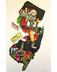 NJ Christmas Card - Happy Holidays Santa - Books & Cards