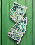NJ Counties Magnet - Large - Green - Home & Lifestyle