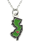 NJ Enamel Necklace 24 chain - Jewelry & Accessories