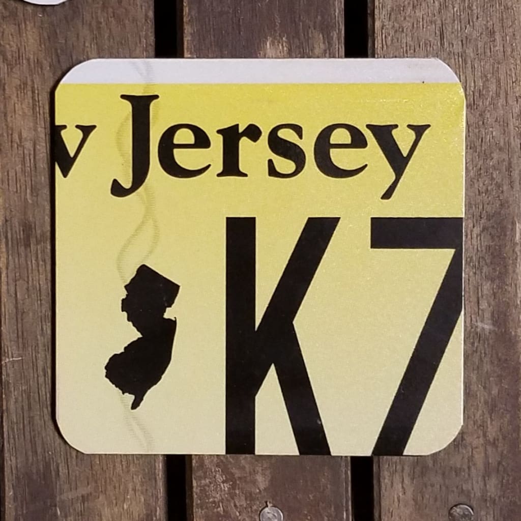 NJ License Plate Coaster - Jersey - Home &amp; Lifestyle