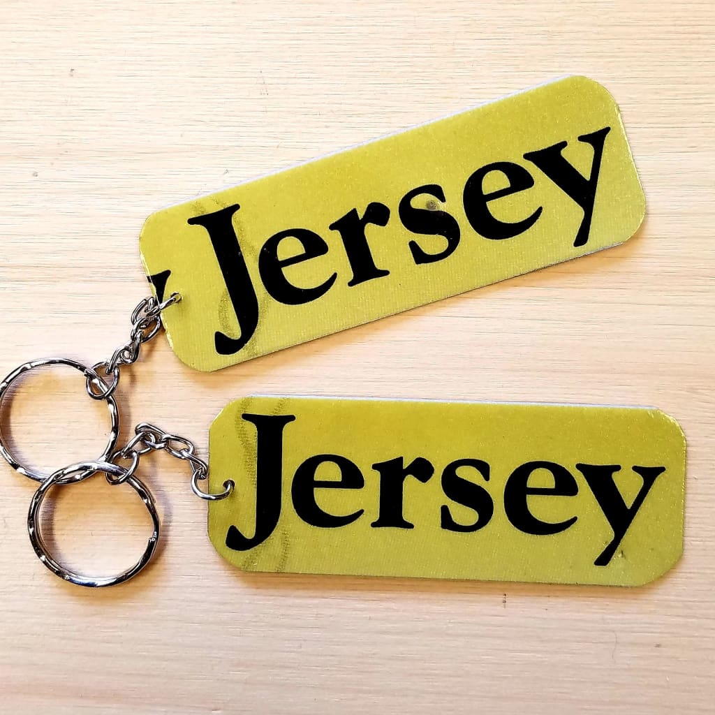 NJ License Plate Key Chain - Jersey - Home &amp; Lifestyle