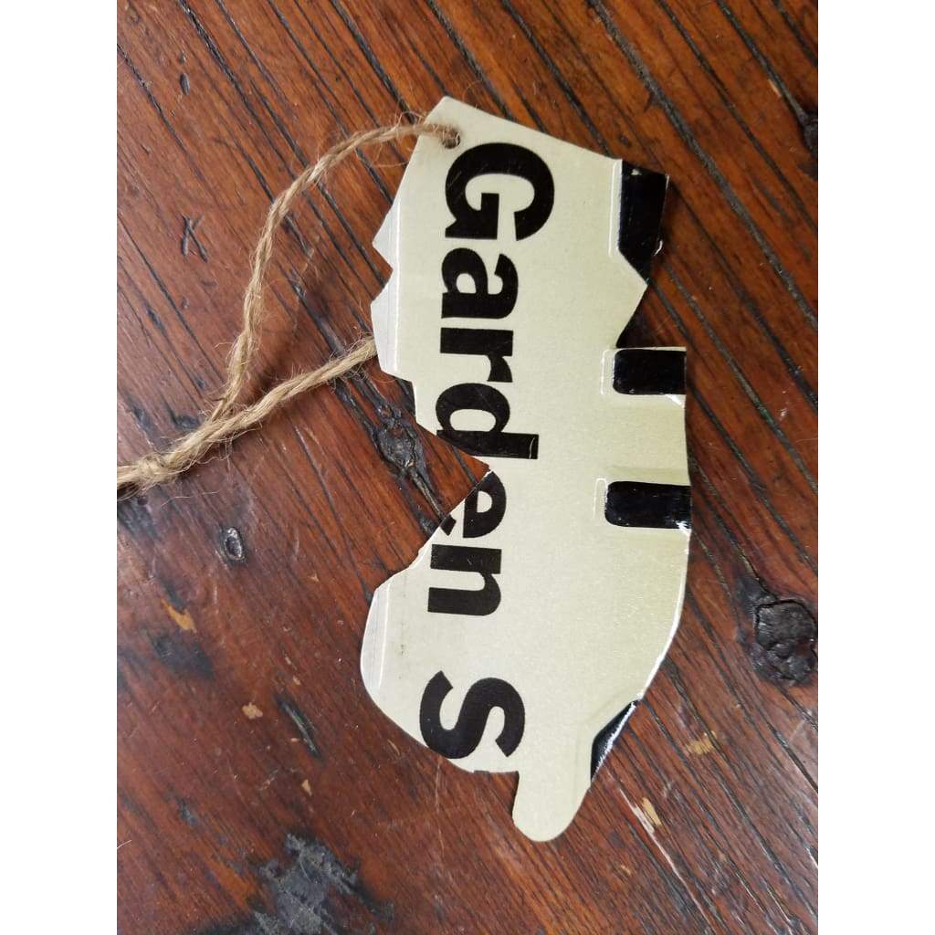 NJ License Plate Ornament - Garden State - Home & Lifestyle