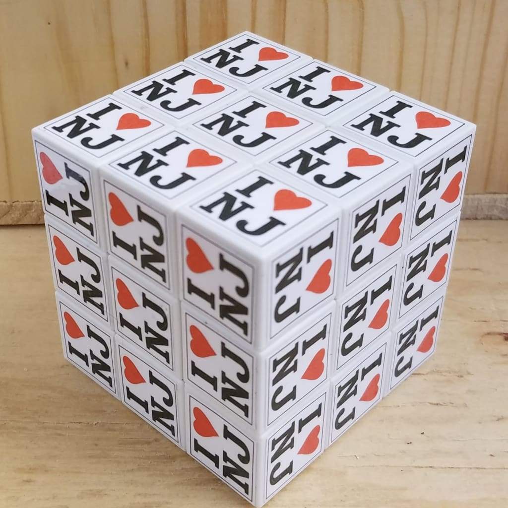 3x3 Puzzle Cube - I heart NJ - Home &amp; Lifestyle