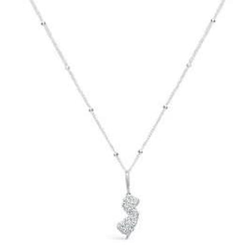 Pave NJ Icon Pendant Necklace - Silver - Jewelry &amp; Accessories