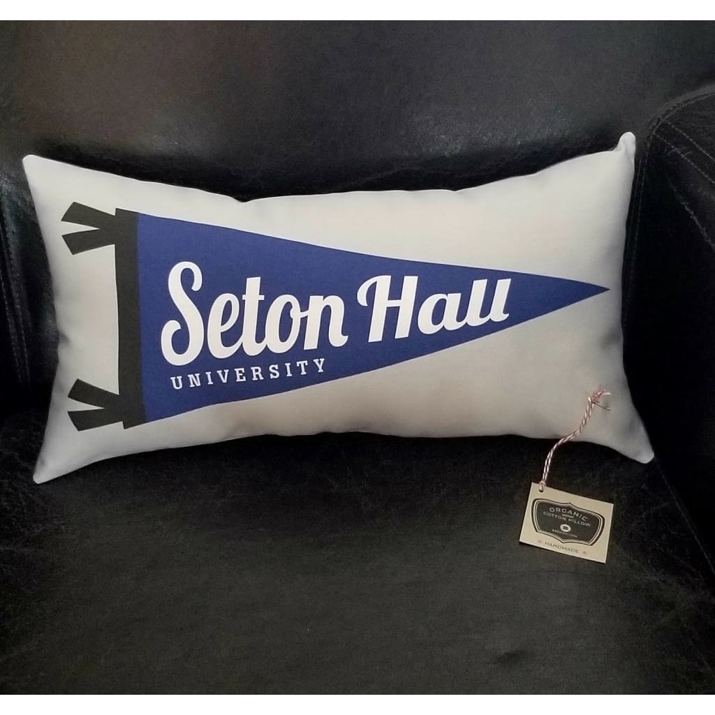 Pennant Pillow - Seton Hall - Home &amp; Lifestyle