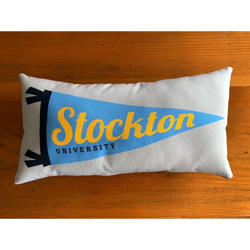 Pennant Pillow - Stockton University - Home &amp; Lifestyle