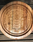 Valet Catchall Tray 3D Carved Birch - NJ State Seal - Home & Lifestyle