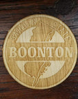 Wood Laser Cut Town Coasters - Boonton - Home & Lifestyle