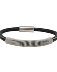 Wound Up Leather Bracelet - Black / Small - Jewelry & Accessories