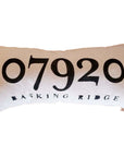Canvas Zip Code Pillow - Basking Ridge - Home & Lifestyle