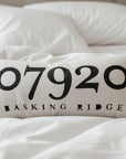 Canvas Zip Code Pillow - Basking Ridge - Home & Lifestyle