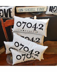 Canvas Zip Code Pillow - Home & Lifestyle