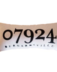 Canvas Zip Code Pillow - Bernardsville - Home & Lifestyle