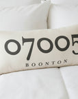 Zip Code Pillow Organic Cotton & Linen - Boonton - Home & Lifestyle