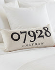 Canvas Zip Code Pillow - Chatham - Home & Lifestyle