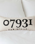 Canvas Zip Code Pillow - Far Hills - Home & Lifestyle