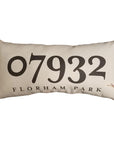 Zip Code Pillow Organic Cotton & Linen - Florham Park - Home & Lifestyle